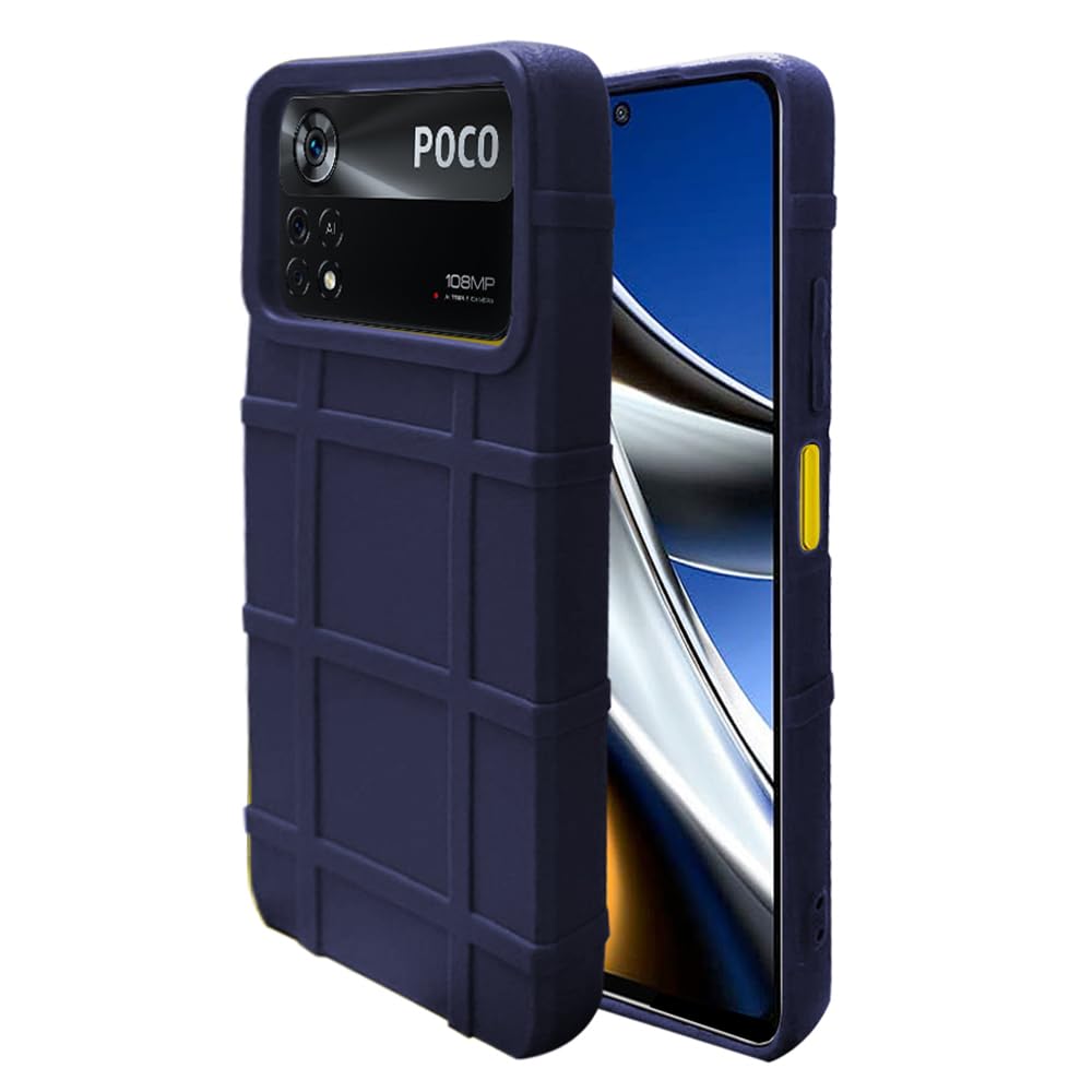 Casotec Shockproof Back Case Cover for Poco X4 Pro 5G | 360 Degree Protection | Slim Protective Case | Anti-Scratch Tough TPU Case for Poco X4 Pro 5G (Blue) (B0DBHF79J5) Amazon Price History, Amazon Price Tracker