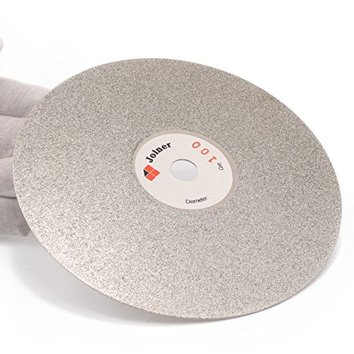 Image of 6 inch inch 150 mm Grit 100 Diamond Grinding Disc Abrasive Wheel Coated Flat Lap Disk Jewelry Tools for Gemstone Glass Rock Ceramics