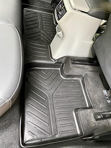 Image of Life Long Lasting Car Floor Mats Foot Mat Compatible for Hyundai Creta 2015-2020 Models - Black Colour (Pack of 3)