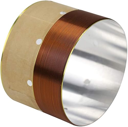 Miniatura 2 de Bobina de voz de agudos de núcleo, membrana de altavoz de controlador de tweeter de 2.972 in, para altavoz de agudos de película de titanio, 1 par