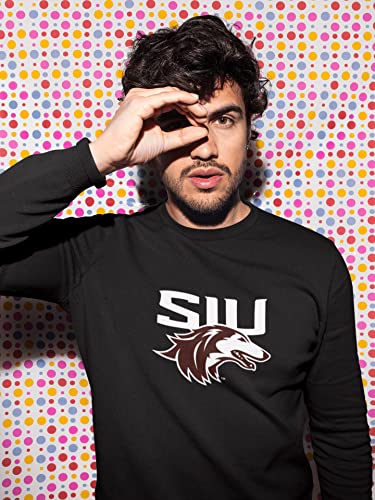 CreateMyTee | SIU Southern Illinois Two Color Crewneck Sweatshirt3