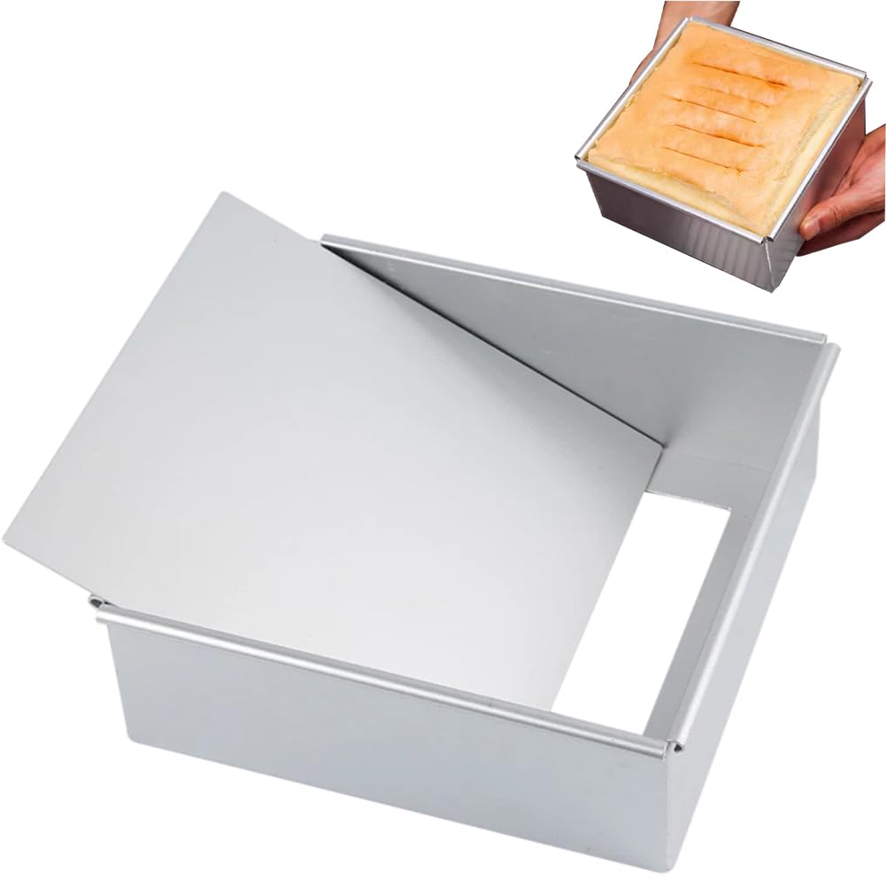 Moules à gâteau carrés, 20,5 cm de profondeur, avec revêtement antiadhésif et fond meuble, en aluminium, pour la cuisson et la préparation de gâteaux
