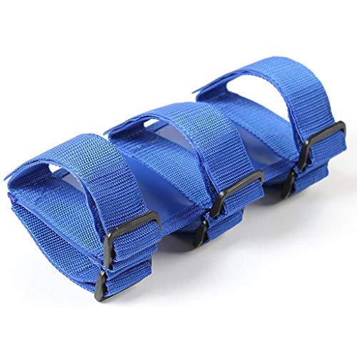 PSLER Universal Car Roll Bar Fire Extinguisher Holder Mount for Jeep Wrangler JK YJ TJ JL JKU JLU (Blue)