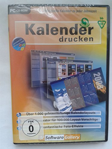 Kalender Drucken Für Windows Vista Importación Alemana
