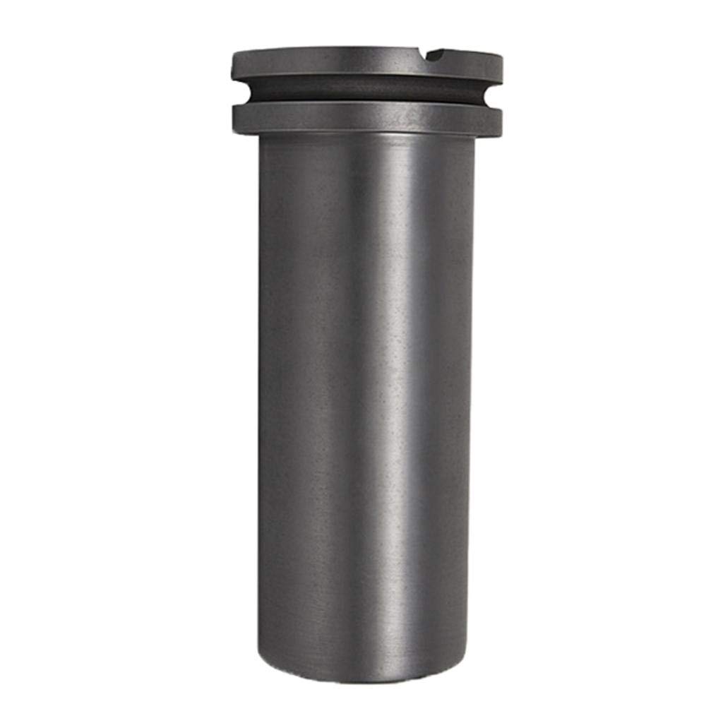 Creuset en graphite pour fonte de métal doré argenté 1 kg 65 x 125 mm