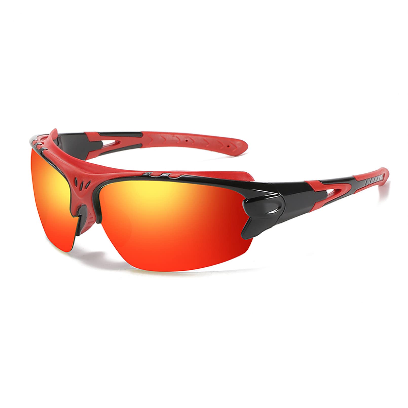 Gafas de sol de los hombres polarizadas gafas de sol deportivas parabrisas Ciclismo gafas al aire libre UV400