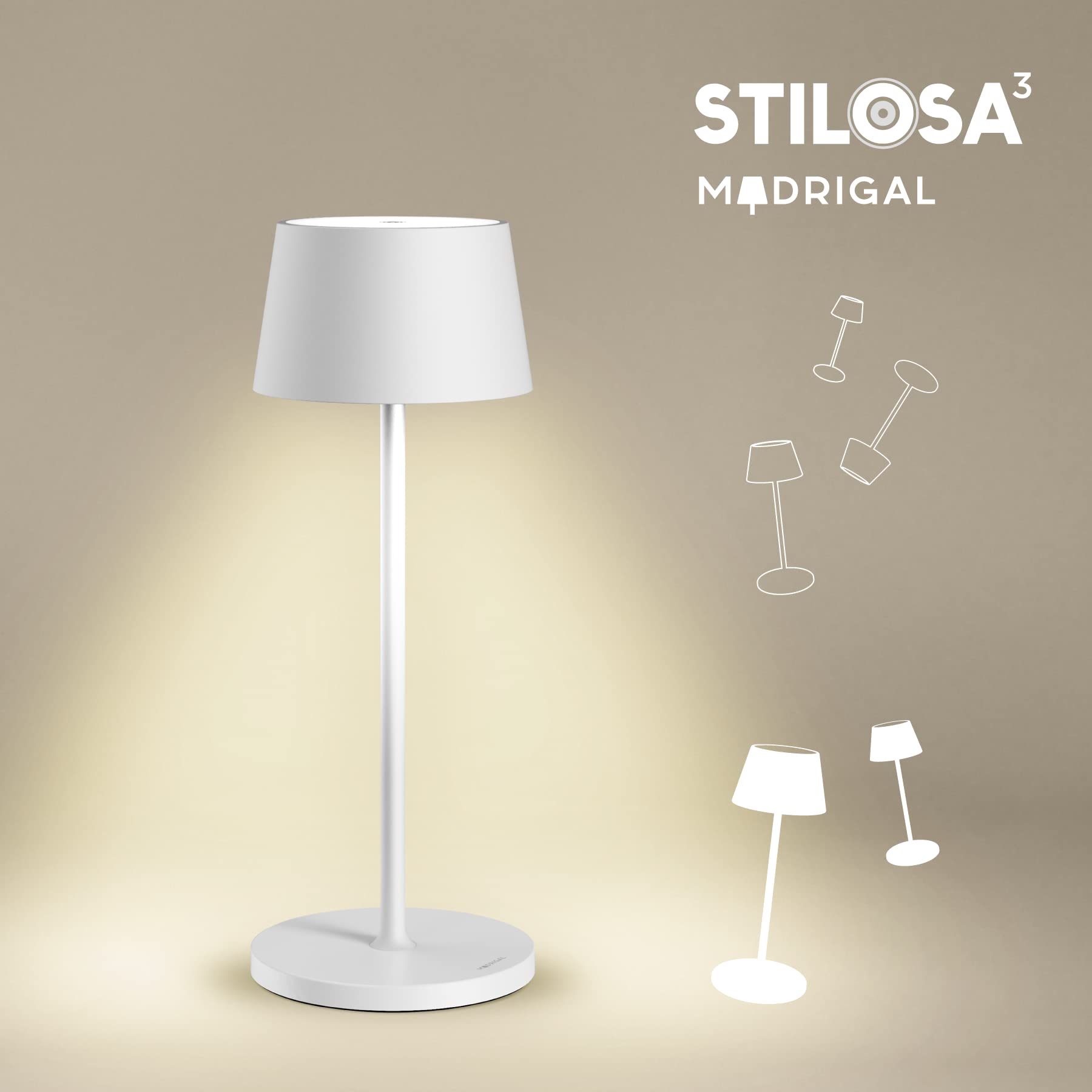 s Light - Oplaadbare Tafellamp Dimbaar - Binnen & Buite