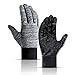 PeroFors Écran Tactile Gants Antidérapants Hiver Chaud Imperméable pour Hommes Femmes Ski Snow Riding Sports - L