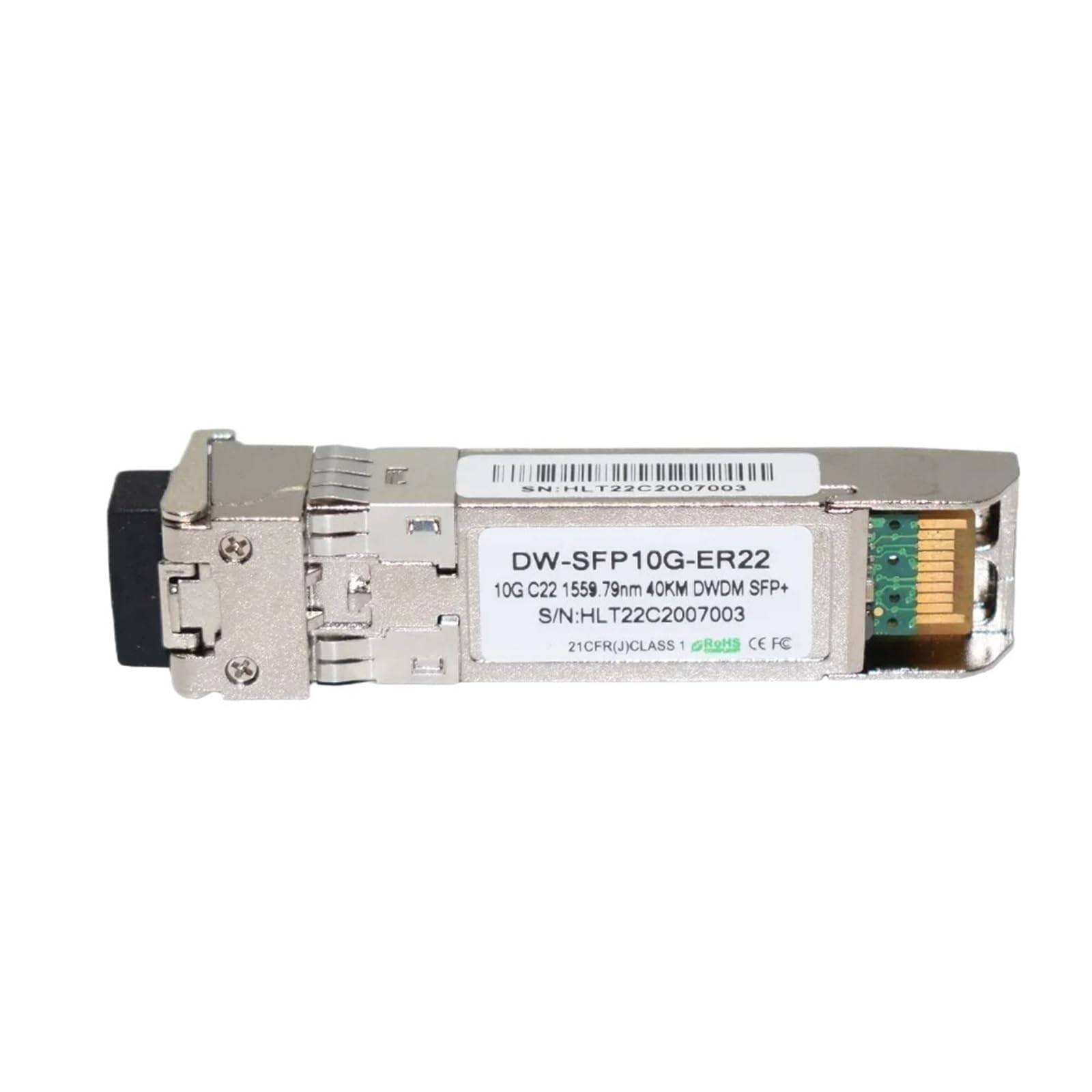 DWDM SFP DW-SFP10G-ER C22 moduł 1559,79 nm 40 km 10G moduł przekaźników sieciowych DWDM SFP DOM