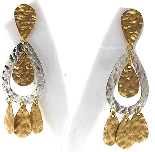 Handmade Metallic Chandelier Fashion Earring For Women And Girls In Gold/Silver Tone By Ishvaku #TOP3