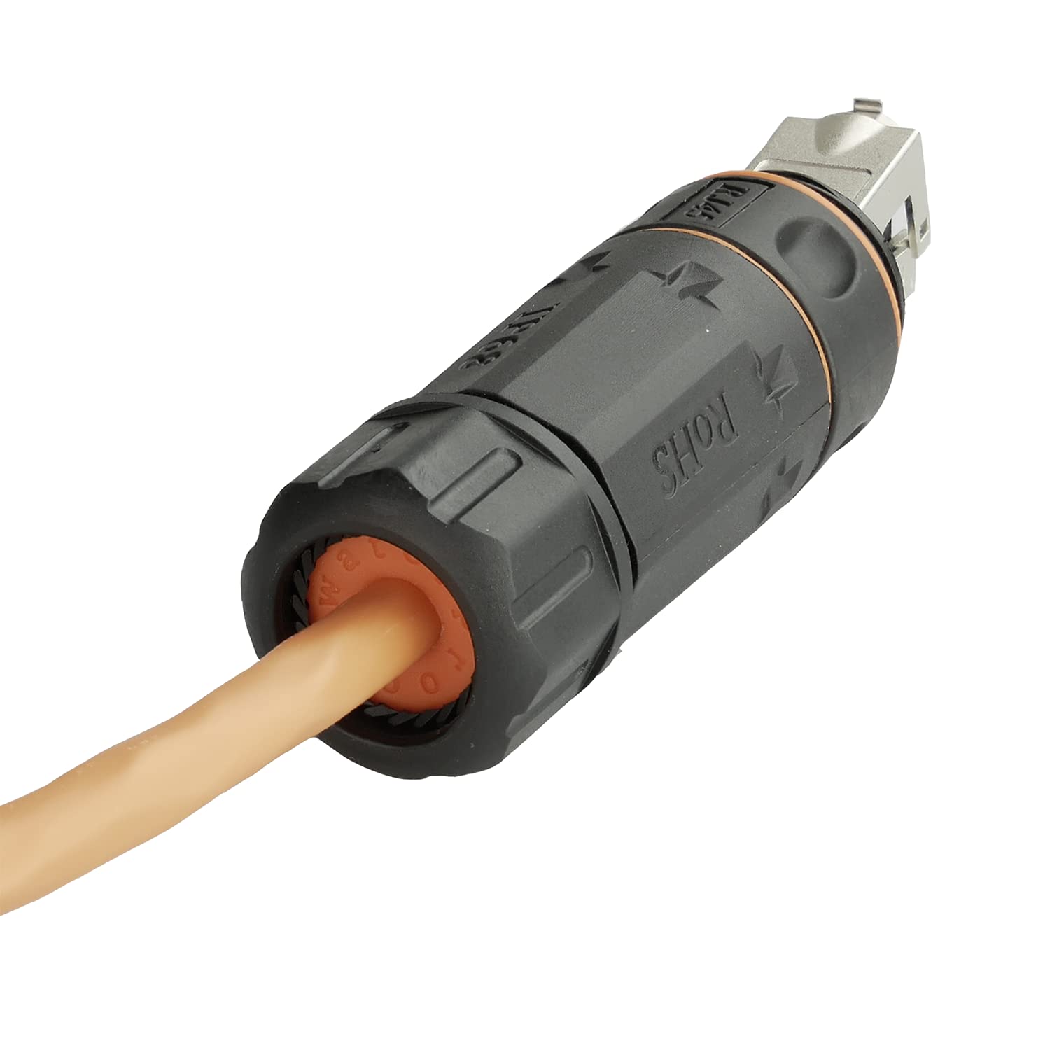 AIXONTEC 4x IP 68 CAT 6A Outdoor Netzwerkkabel Verbinder Cat.6A 10 Gigbit Wasserdicht Verbinder LSA Adapter Lan Netzwerkverbinder Koppler 1:1 Verlängerung Reaktivierung Kupplung Cat.7 Cat.8 Cat.6A