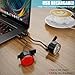 Luces Bicicleta, Luces Delanteras y Traseras Recargables USB Para Bicicleta, Impermeable LED...