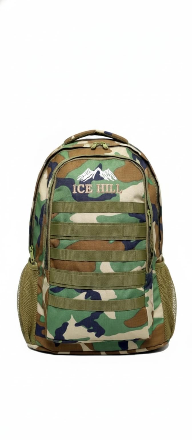 40L Hiking Backpack with Shoe Compartment, Water-Resistant Rucksack, Rain Cover for Trekking, Camping, 3 Main Compartment, 2 Pockets (Style-1)-image-10