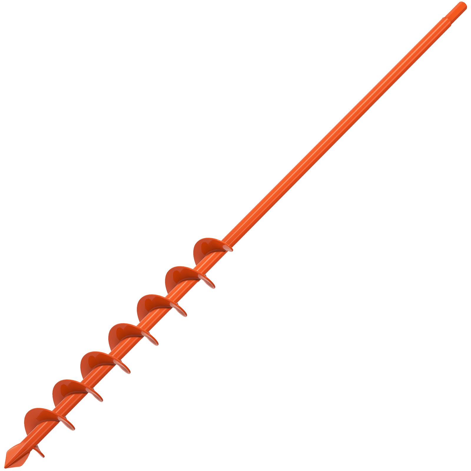 BeneLabel Gartenbohrer Erdbohrer, 81 x 4.1cm Pfostenlöcher Spiralbohrer Akkuschrauber Bohrmaschine Blumenzwiebeln Pflanzlochbohrer Handerdbohrer 10mm Sechskant Zaunpfosten Grabwerkzeug