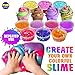 33 Cups Jumbo Slime Kit for Kids, FunKidz Premade Ultimate Slime Pack to DIY Soft, Cloud, Clear, Butter, Glitter, Glow in Dark Slime Making Kit Party Favors Gift Toys for Girls and Boys