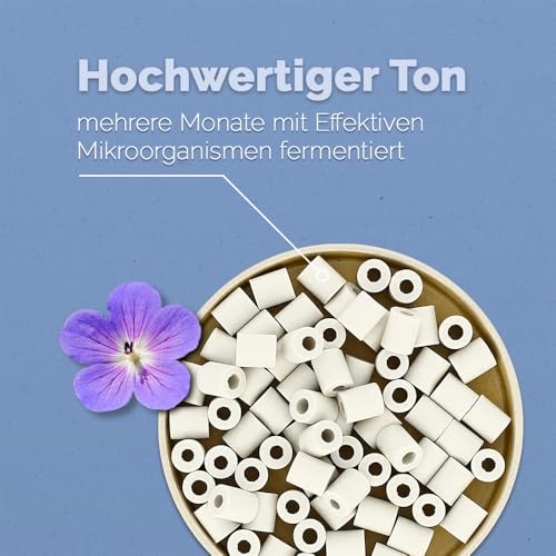 EM Keramik-Pipes - grau zur Wasserbelebung, für frisches Wasser; für Tierhalsbänder