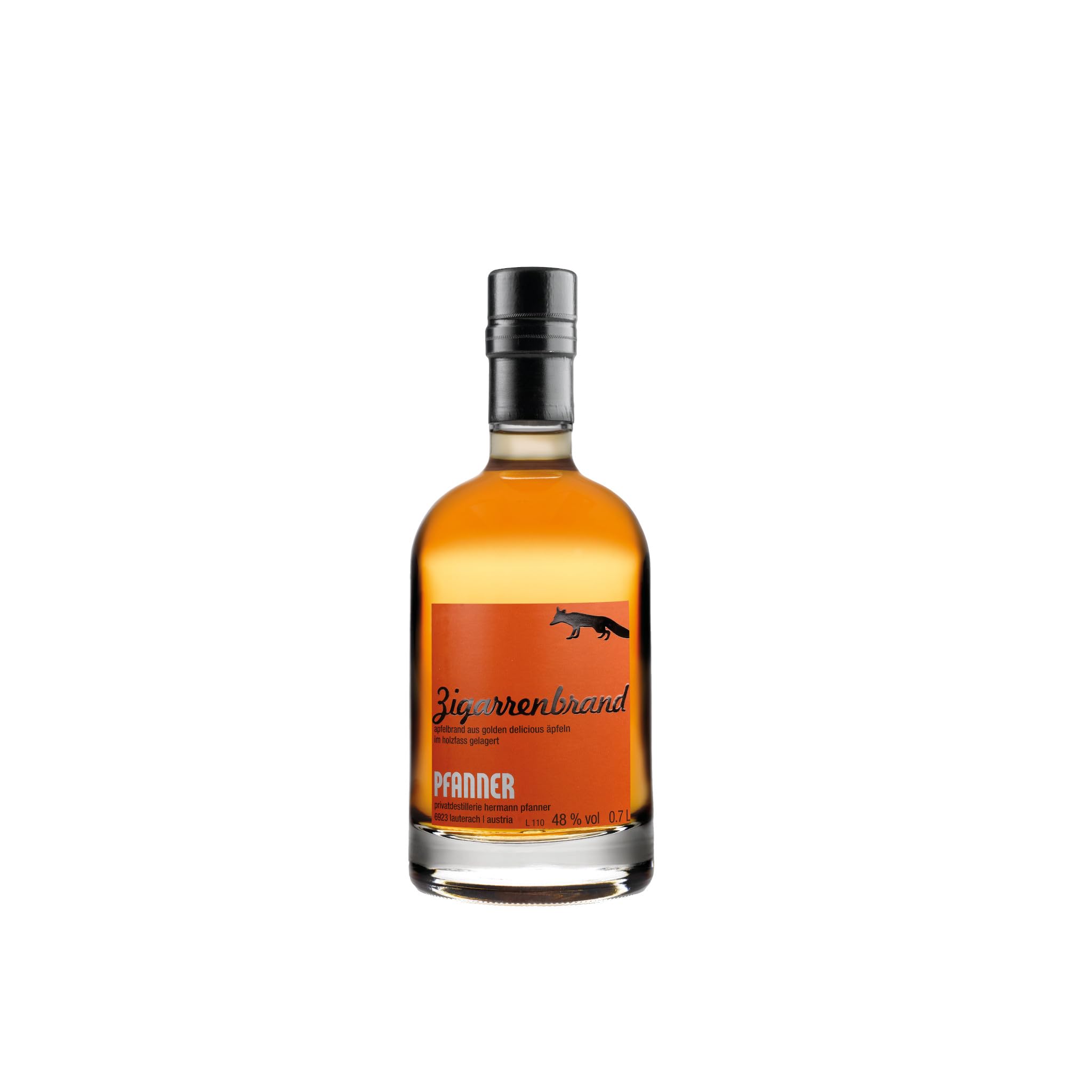 Pfanner Zigarrenbrand Apfelbrand, 48% Vol., 700 ml, Limousin Eichenfass