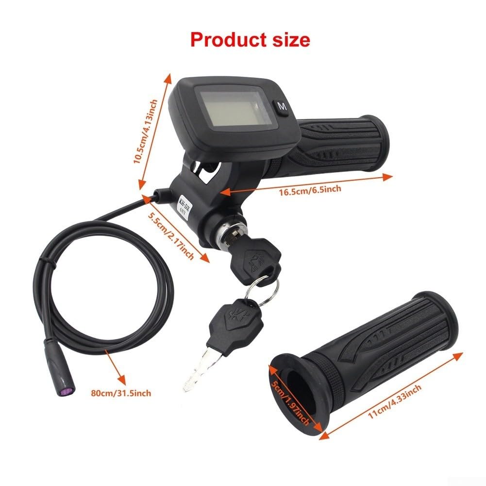 Poignée d'accélérateur ergonomique pour moto tout-terrain Tuttio Soleil01