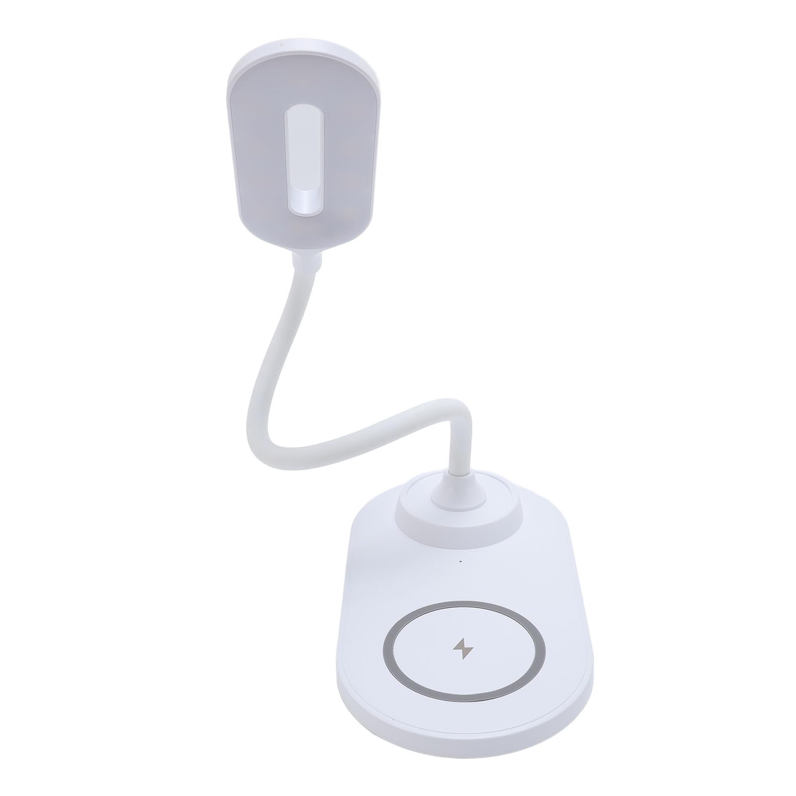 Lampa Biurkowa LED z ładowarką bezprzewodową, ładowanie (WHITE)