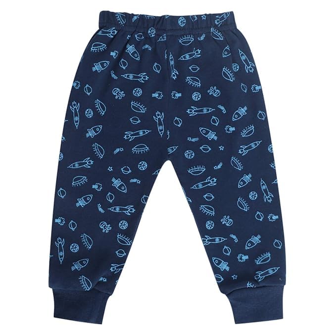 GOLURK Unisex Baby Jogger Pants, Printed Cotton Casual Trousers, Elastic Waist, Multi-Colour (in, Age, 18 Months, 24 Months, Regular, 6, Multicolor) 1