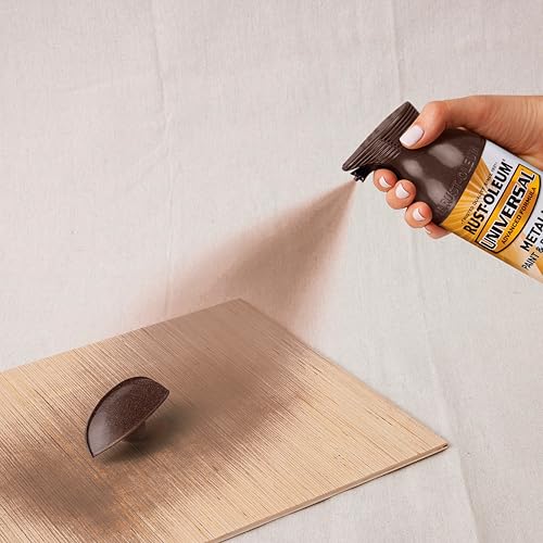 Image of Rust-Oleum 393418 Universal All Surface Metallic Spray Paint, 11 oz, Dark Mocha