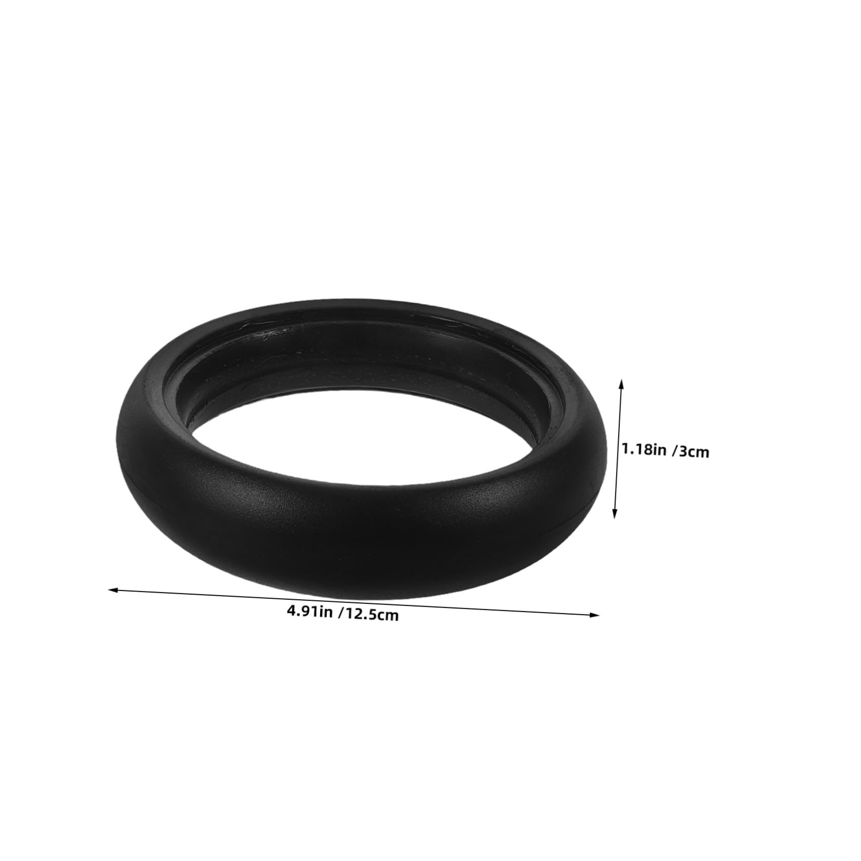 TOYANDONA 4 Pezzi Pneumatico in Gomma Nero per Ruote Passeggino Assorbimento degli Urti e Installazione Rapida, Adatto per Ruote Anteriori e Posteriori Durante Avventure All'aperto
