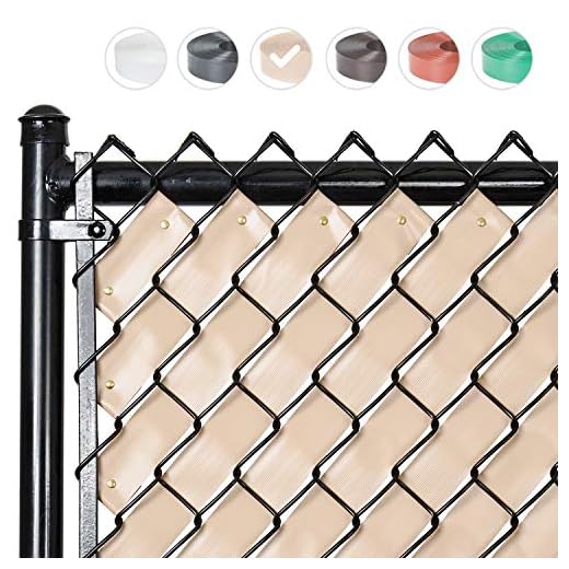 Fenpro Chain Link Fence Privacy Tape (Desert Tan)