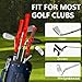 XLHWYDYP Golf Swing Trainer, Anti-Slip Rubber Golf Grip Training Aid, Removable Swing Grip Attachment for Correct Hand Positioning, Enhance Grip Strength, Precision