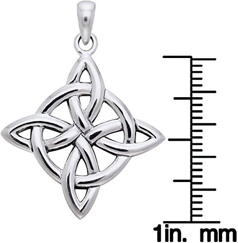 Jewelry Trends Sterling Silver Celtic Good Luck Knot Pendant Necklace 18" - Image 3