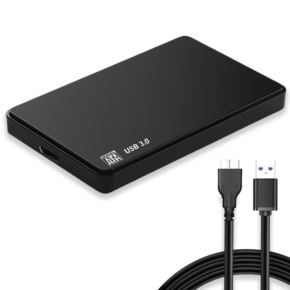BIGBIGER 500G USB3.0 Type C HDD 2in1外付け…