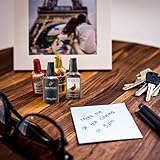 Liqueur Chocolates Gift Box for Gifts - Luxury 8 Miniature Dark Chocolate Bottles Selection 125g with Topline Card. Chocolate Gifts for Stocking Fillers, Christmas Gifts for Women - Image 6