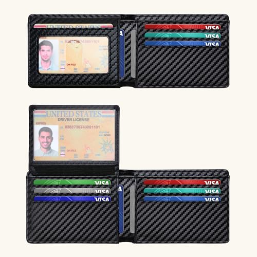 Tipmile Wallet for Men Slim RFID Blocking Credit Card Holder Leather - image 8