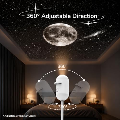 PAHALUXE 2-in-1 Galaxy Projector Night Light - Image 4