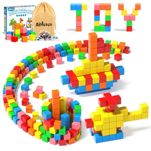 42PCS Magnetic Blocks, Gifts for 3 4 5 6 Year Old, Magnet Buildin...