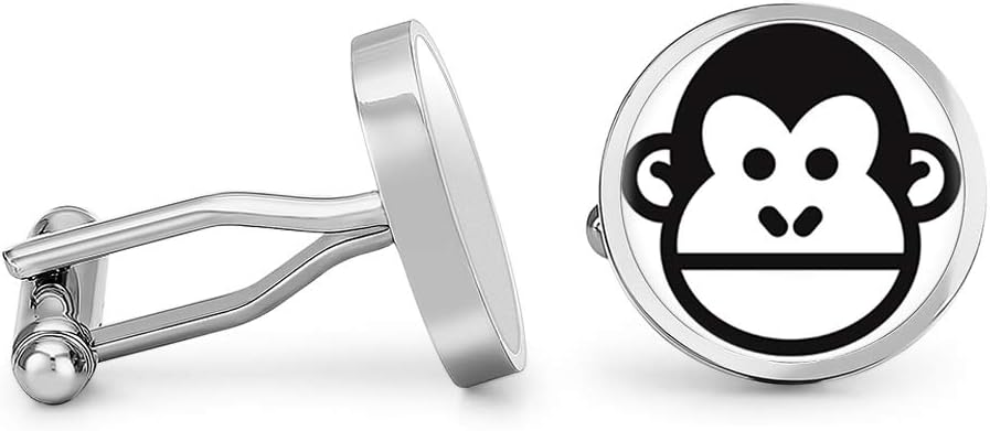 Monkey Cufflinks Primate Cuff Links
