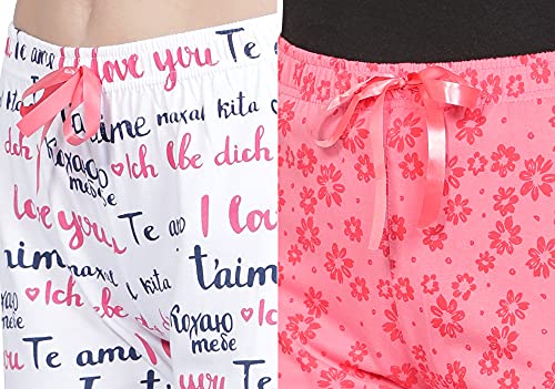 Image of Club A9 Women's Regular Fit Cotton Printed Shorts