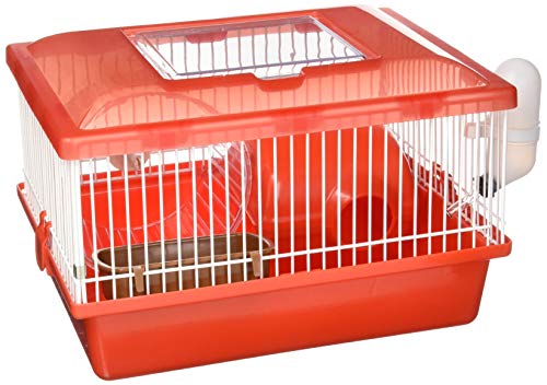 IRIS Hamster and Gerbil Pet Cage, Red