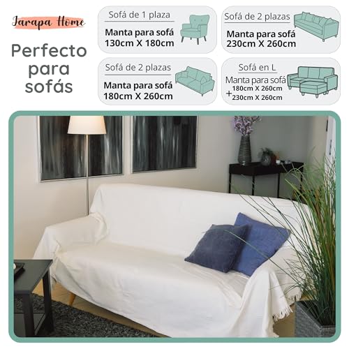 Foulard para sofas que evita manchas de mascotas y colcha multiusos lavable de algodon 4