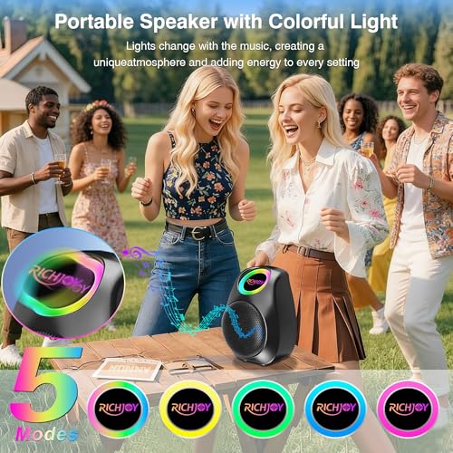 Portable Bluetooth Speaker, 30W Stereo, TWS Pairing Wireless Speakers — view 4