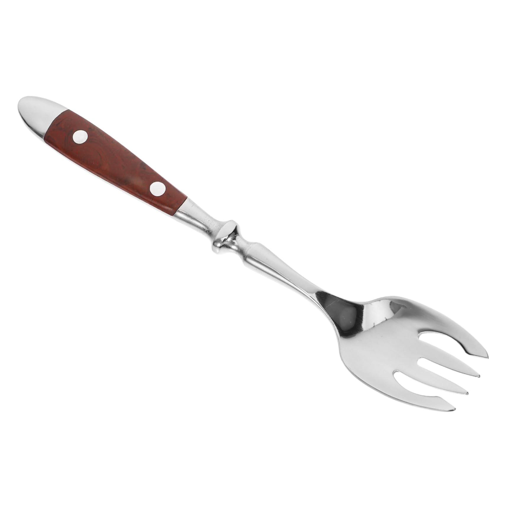 SOLUSTRE 5 Pezzi di Posate in Acciaio Inox Forchetta per Mescolare Forchetta per Gelato Forchette per Servire Forchette da Dessert Forchetta Portatile Forchette per Frutta Forchette per