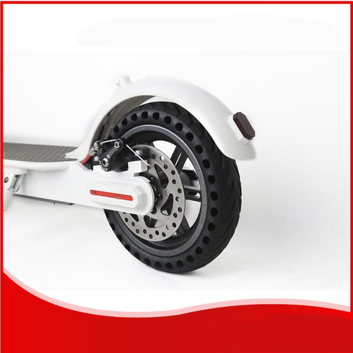 DECHOUS Pneu Alvéolé Anti-crevaison 8,5 Pouces pour Trottinette Électrique, Roue en Caoutchouc Solide, Amortisseur de Chocs, Adapté Usage Extérieur et Pluie, Remplacement Léger
