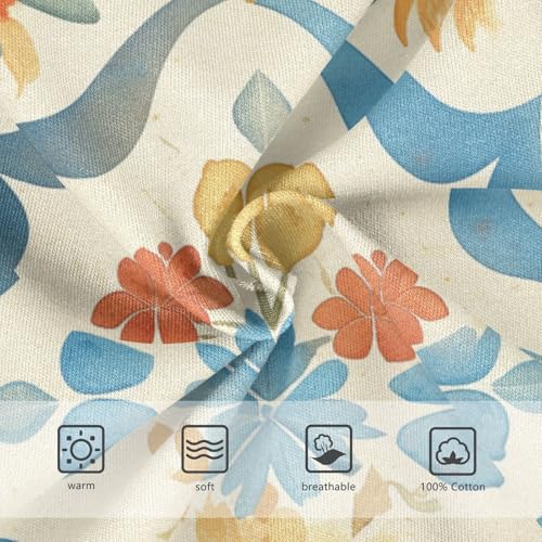 KLL Seamless Tiles Portuguese Spanish Italian Boys Toddler Pure Cotton Nighttime Underwear Cute Children Undies3