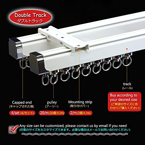 Binario per Tende a Onde Supporto da