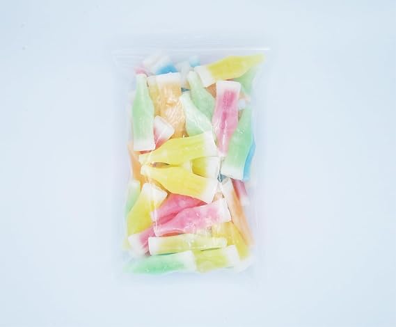 Nik L Nips Wax Bottle Candy Drinks, 1LB Bulk - Nostalgic 90s Soda Bottle Nips Wax Candy - By Dr. Variety