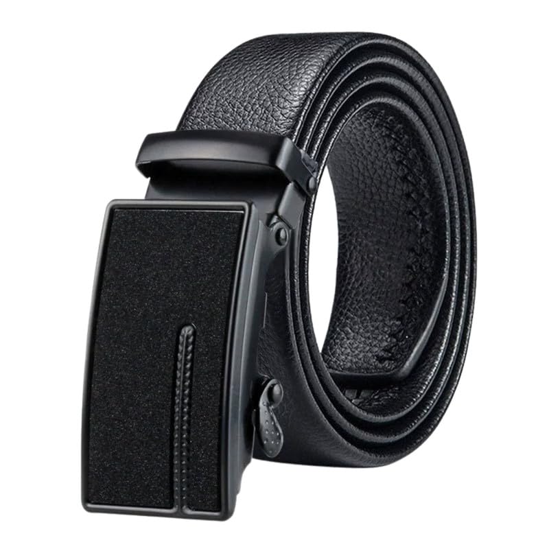 Black Buckle Men’s Belt with Scratch-Resistant Youth Belt – Durable and Practical Accessory for Everyday Wear-image-40
