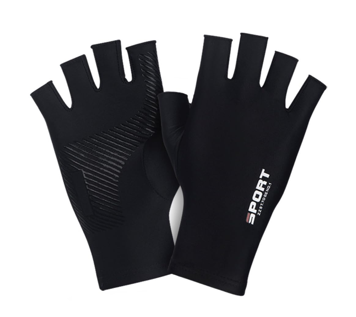 SUJAYUFingerless UV Protection Gloves - Driving, Sailing, Kayak & Paddling Gloves - Sun Protection, Fishing - Men & Women