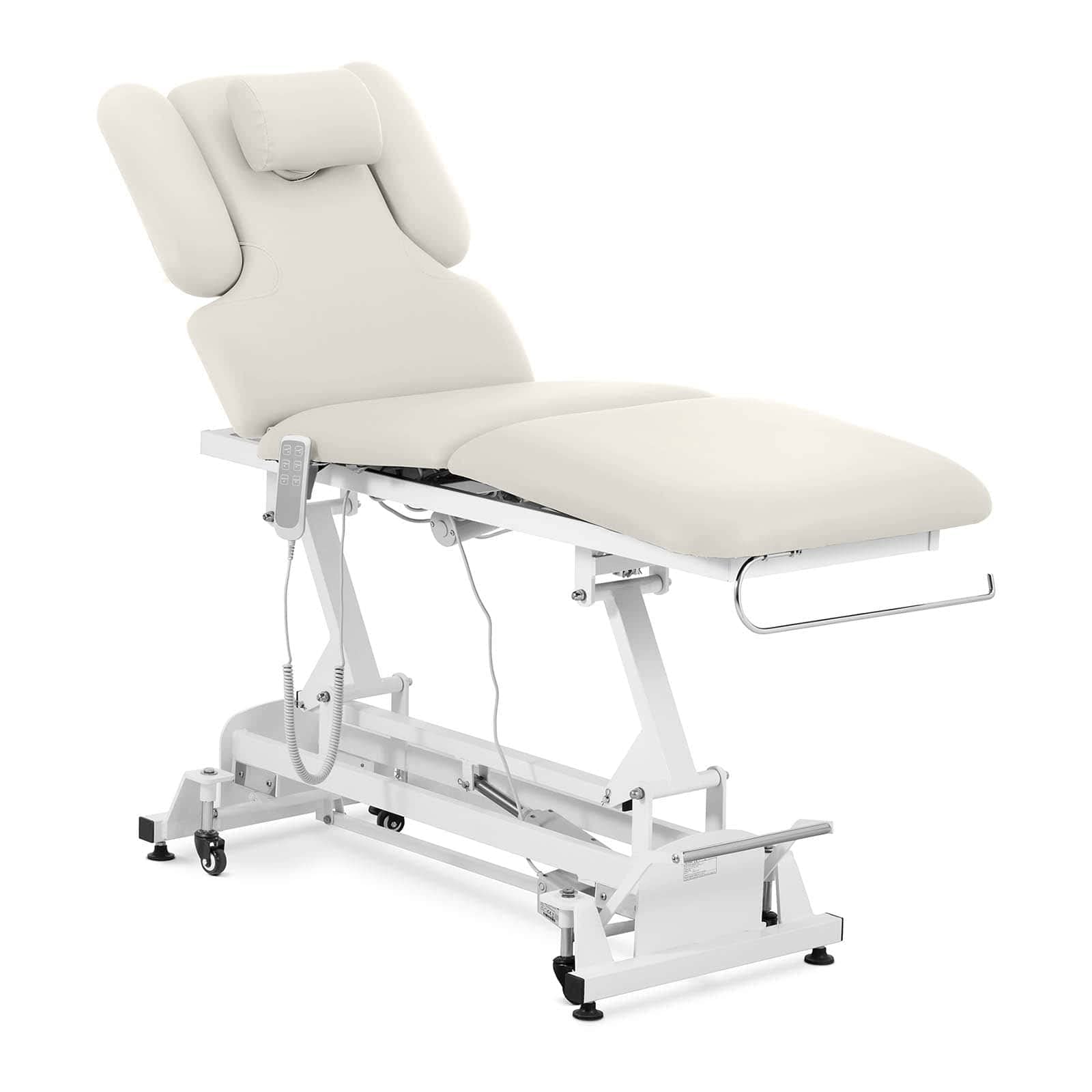 Physa Physa Nantes Beige_PH Table De Massage Professionnelle Électrique Lit De Massage Table De Soin Kiné 3 Moteurs Beige 200 kg
