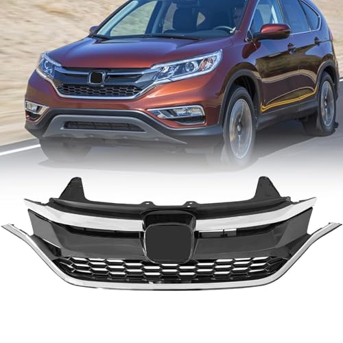 Honeycomb Front Bumper Grille For Honda CRV CR-V 2015 2016