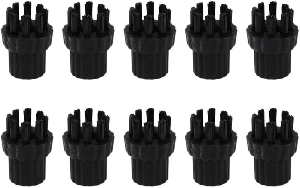 2/3/5/10x Nylon Brushes Steam Cleaner Nylon Brush Head Replacement Parts Fit For Steam Mop Steam Cleaner Parts Home Appliance(B)