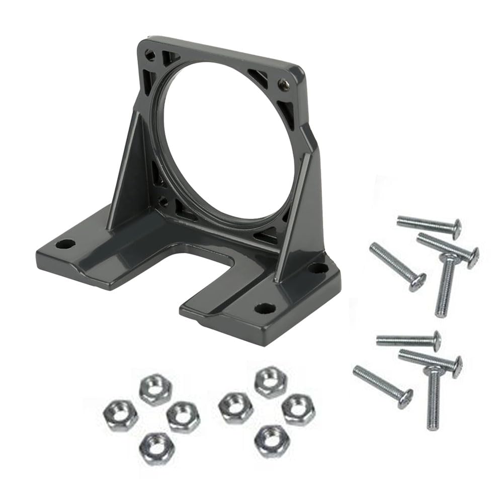TopHomer 1 Pack 3 Models Optional Motor Bracket Fixed Mount Installation Vibration Resistance Four-hole Base Triangle Design Holder with Screws for Small Stepper Motors(80KTYZ)
